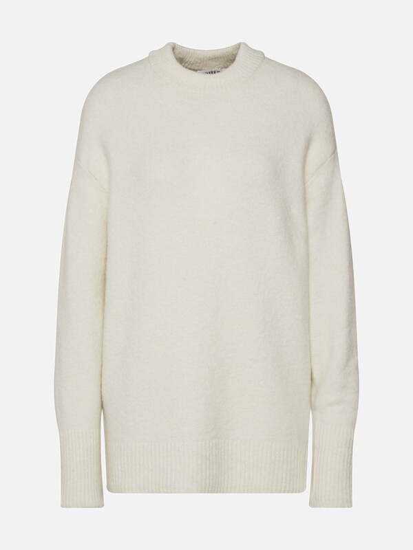 EDITED Pullover 'Sanae' in beige / weiß | ABOUT YOU (DE)