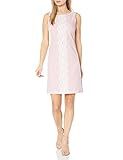 Pappagallo Women's Seersucker Shift Dress, Pink Icing/White, 14 | Amazon (US)