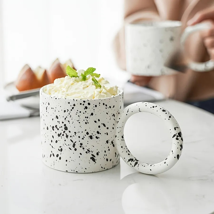 Stoneware Coffee Mug: Creative Design for Tea and Coffee Lovers | Temu Affiliate Program