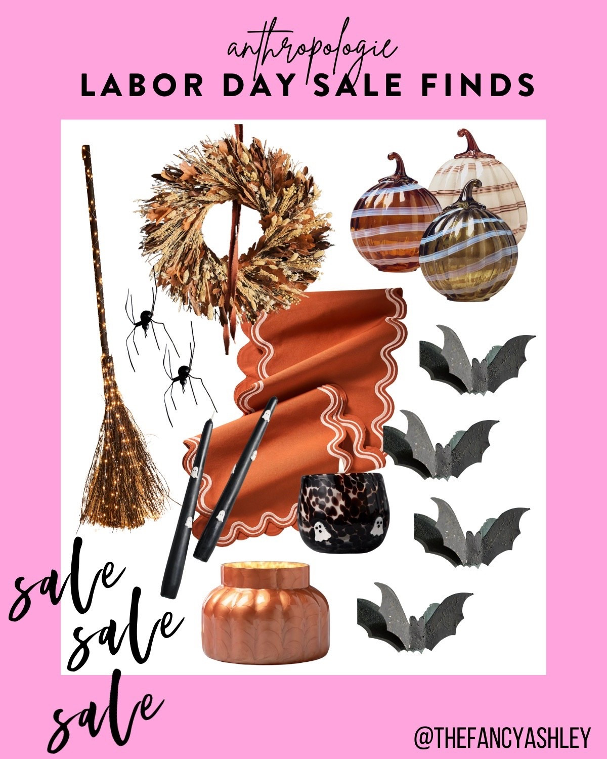Anthropologie Labor Day Sale Event - up to 40% off decor, candles, furniture, bedding and more! Sharing the cutest pumpkin decor from their fall shop plus a few Halloween decor favorites. Obsessed with the bats, spiders, and ghost candles - so good for spooky season!

#LTKHome #LTKSeasonal #LTKSaleAlert