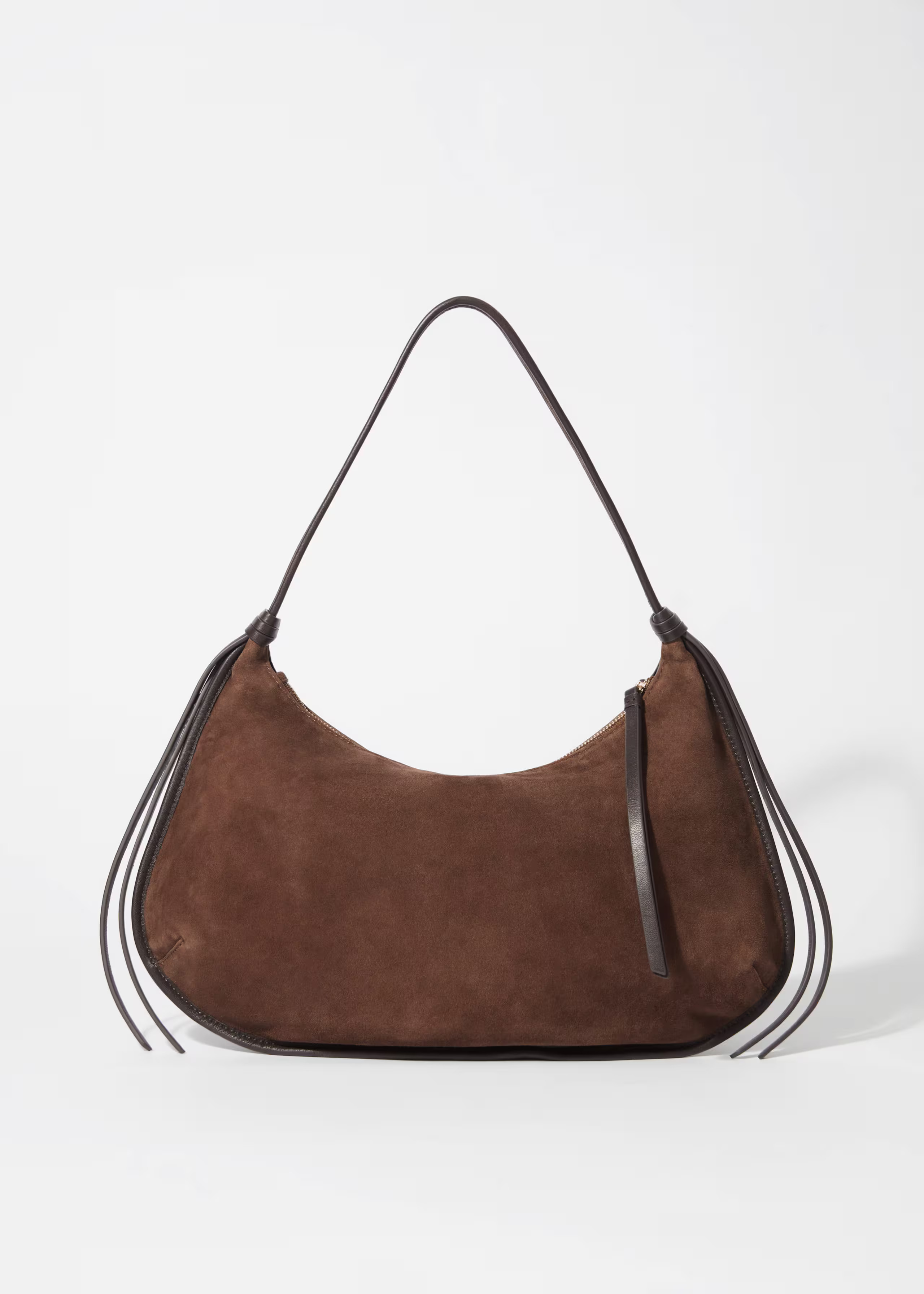 Schultertasche aus Veloursleder mit Fransen€ 129 | & Other Stories EU