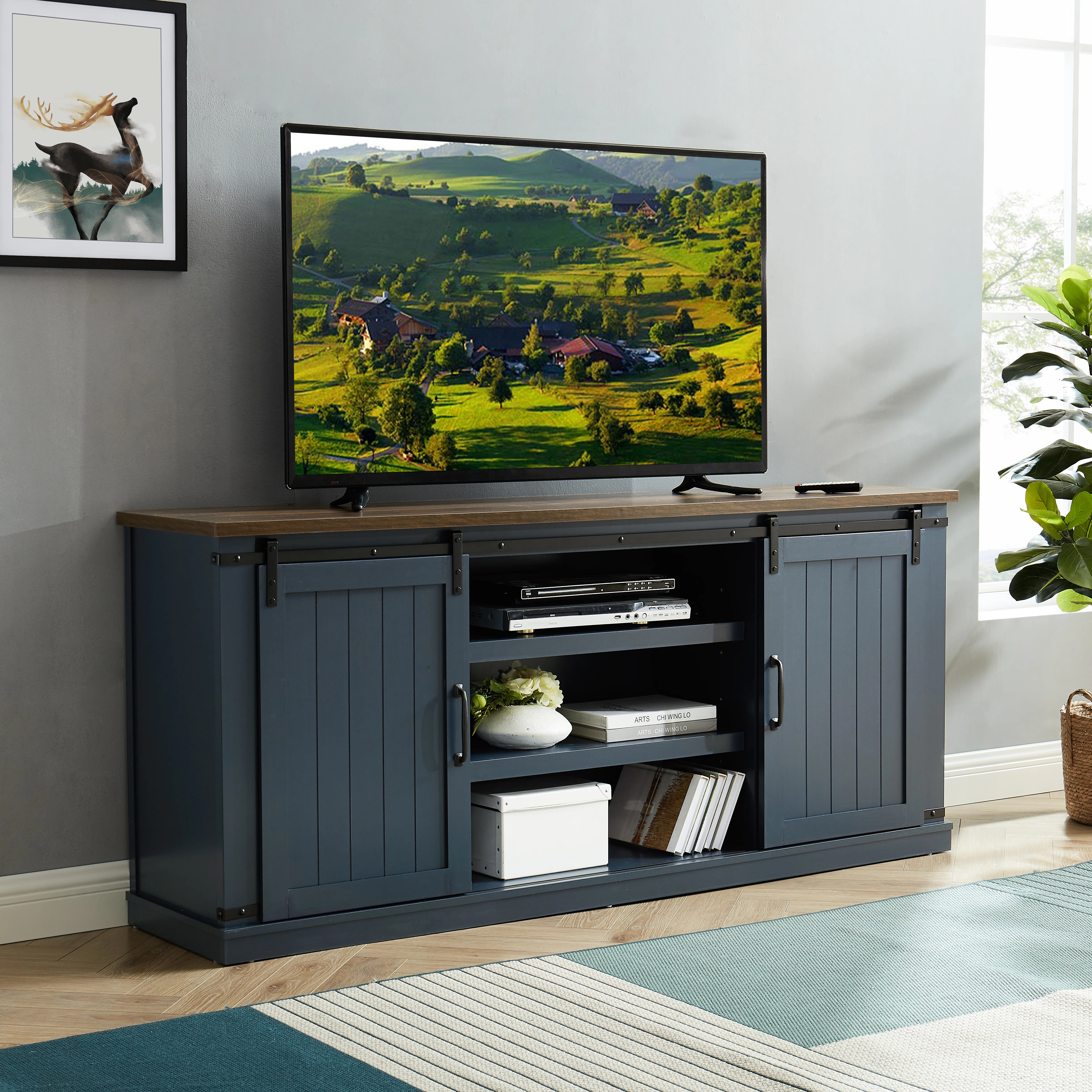Pollitt TV Stand for TVs up to 75" | Wayfair North America