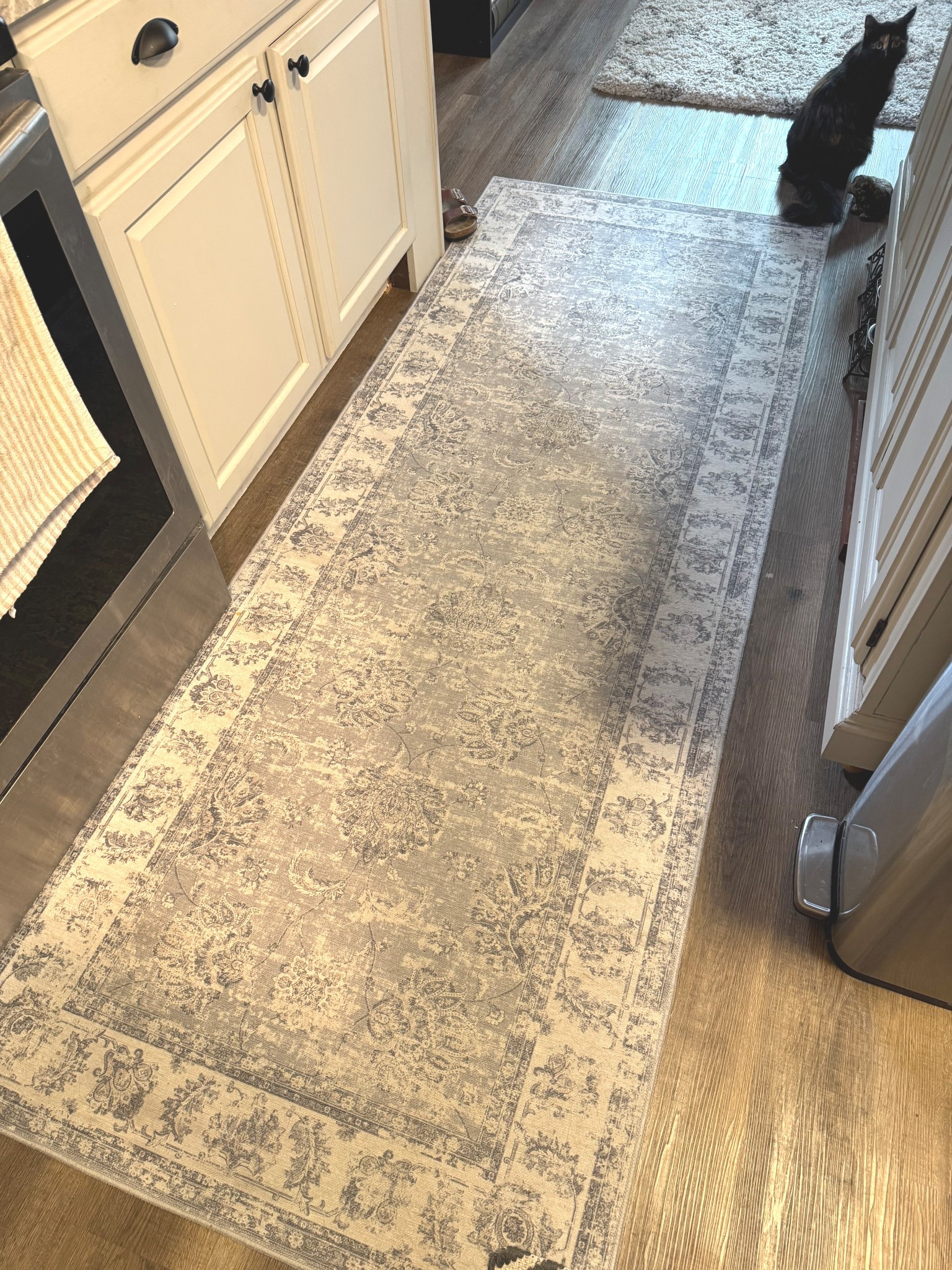 Washable kitchen runner! 
We’ve had it for over a year now, still looks great! 

#LTKGiftGuide #LTKHome