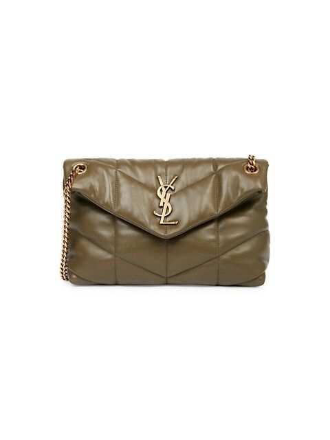 Loulou Puffer Leather Shoulder Bag | Saks Fifth Avenue