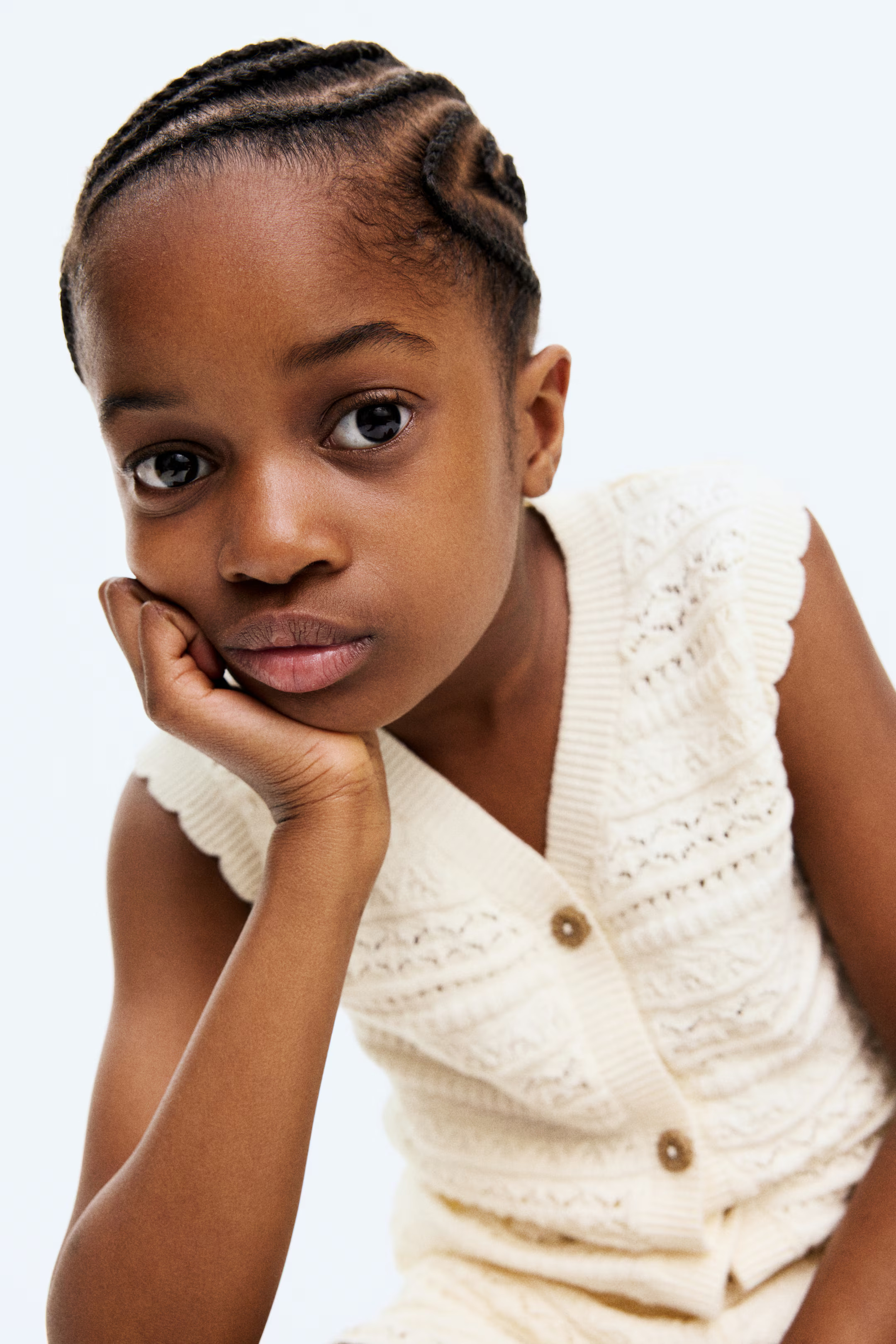 2-Piece Pattern-Knit Cotton Set | H&M (US + CA)