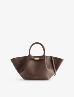 Midi New York leather tote bag | Selfridges