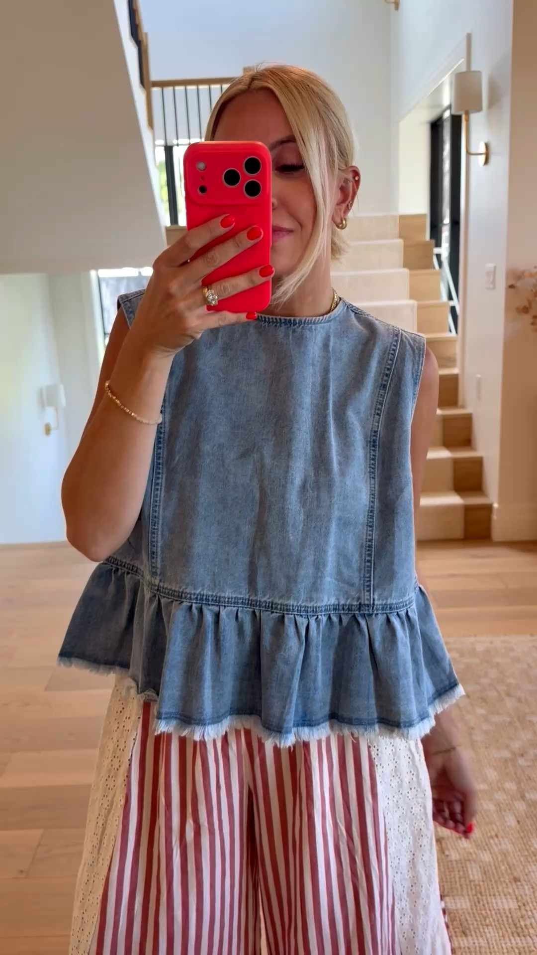 I bring this tank out every summer! Size M

#LTKgrwm #LTKootd #LTKmomlife