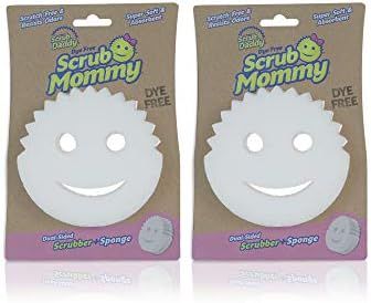 Scrub Daddy Dual-Sided Sponge and Scrubber- Scrub Mommy Dye Free - Scratch-Free Scrubber for Dish... | Amazon (US)