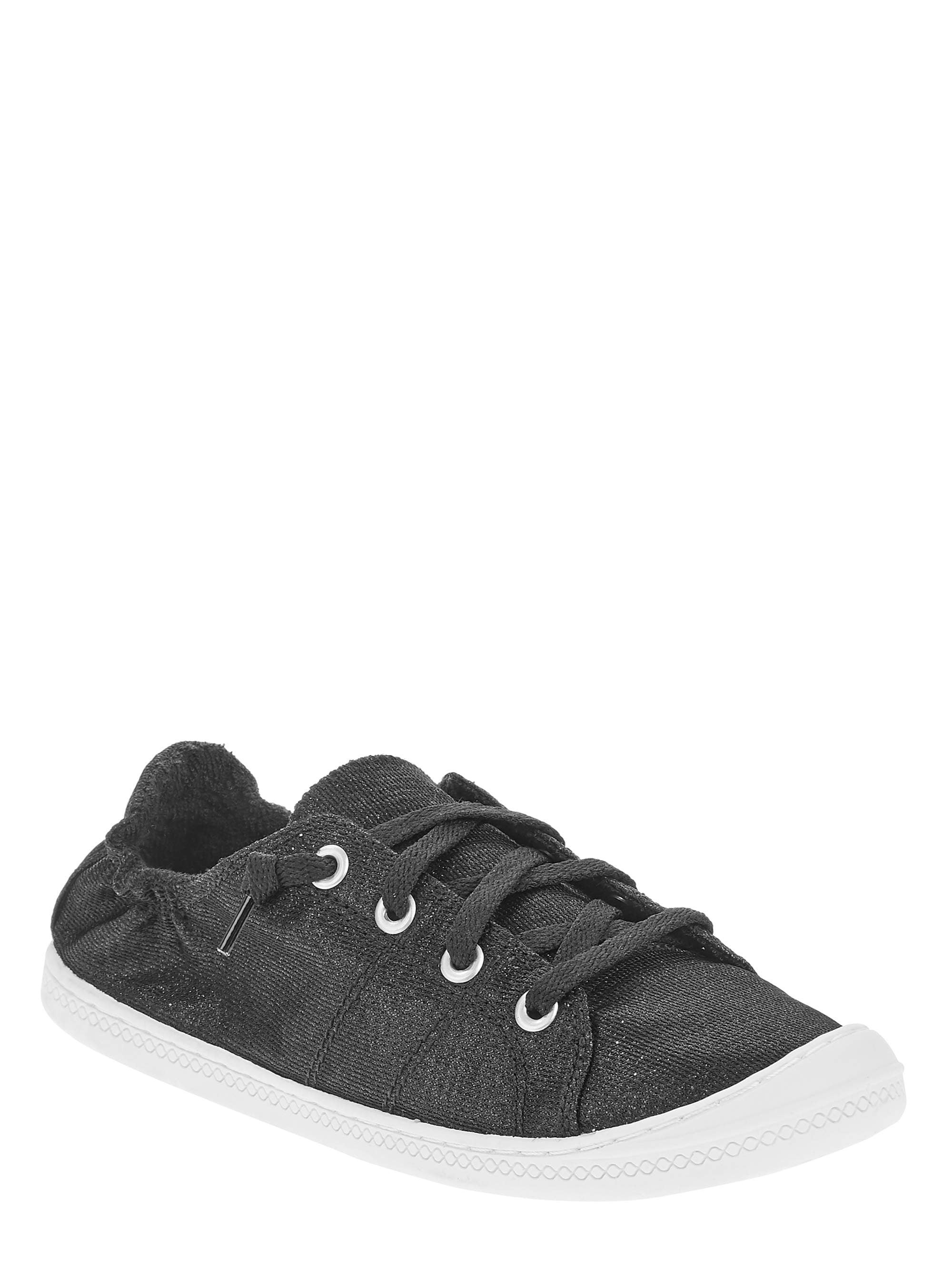 Women's Time and Tru Scrunch Back Canvas Sneaker | Walmart (US)
