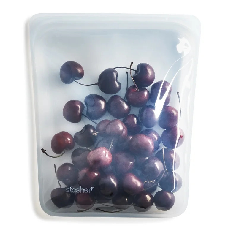 Stasher Reusable Silicone Half Gallon Bag, Clear | Walmart (US)