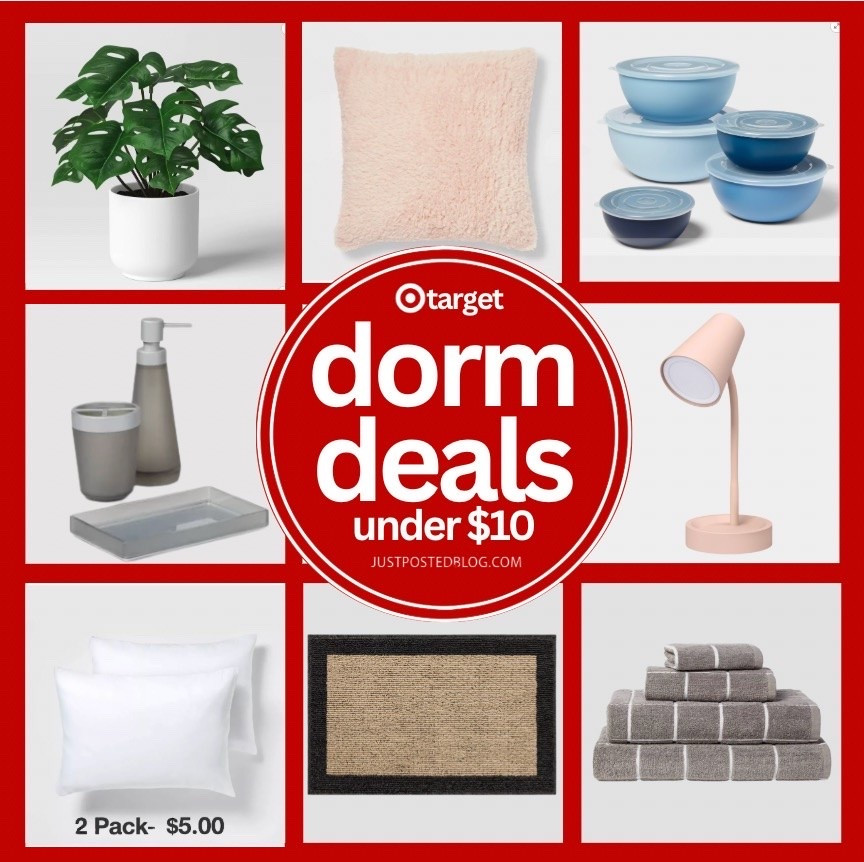 Great dorm deals under $10 from Target!

#LTKHome