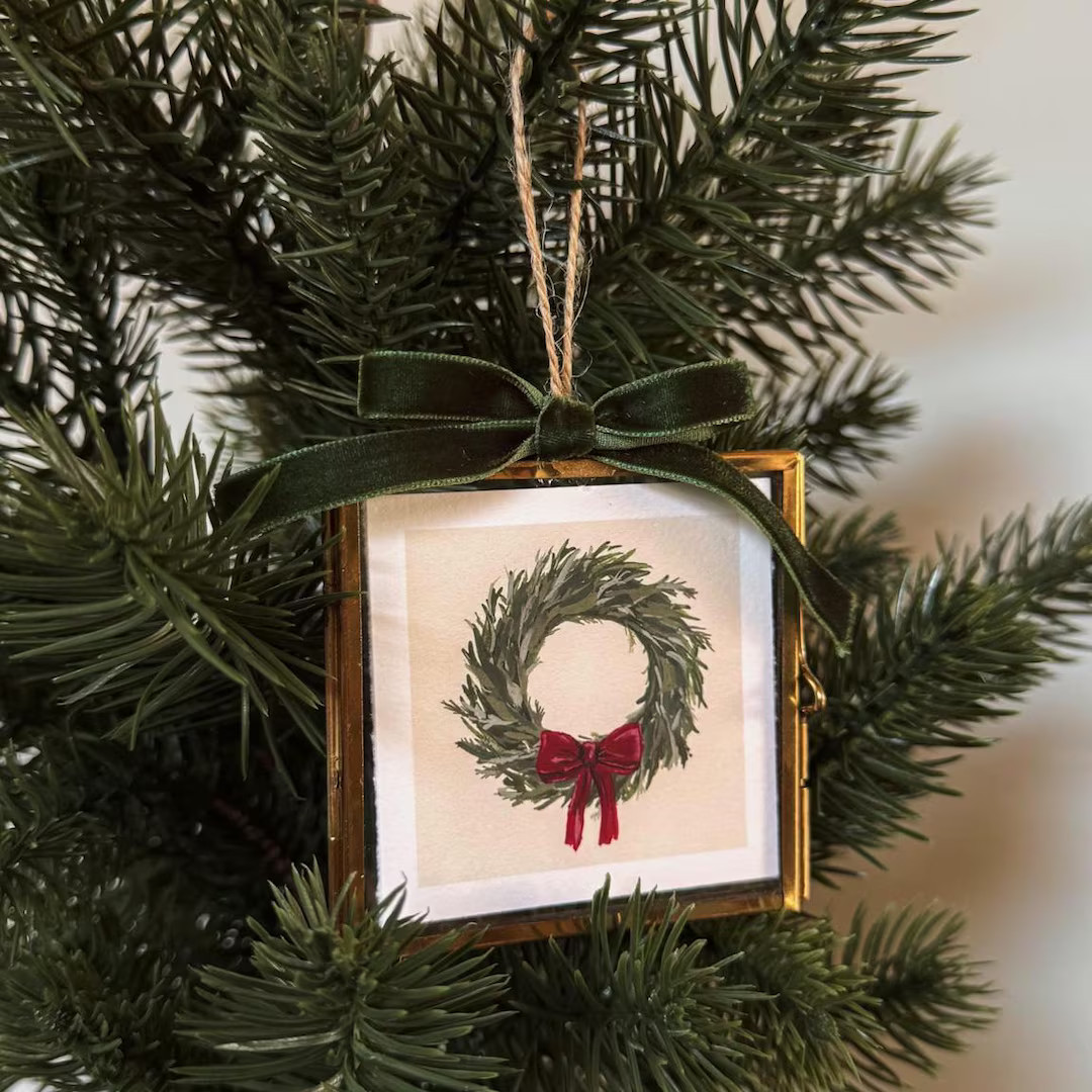 Gold Framed Christmas Holiday Mini Art Print Collection – Unique Gift, Festive Wall Decor, Time... | Etsy (US)