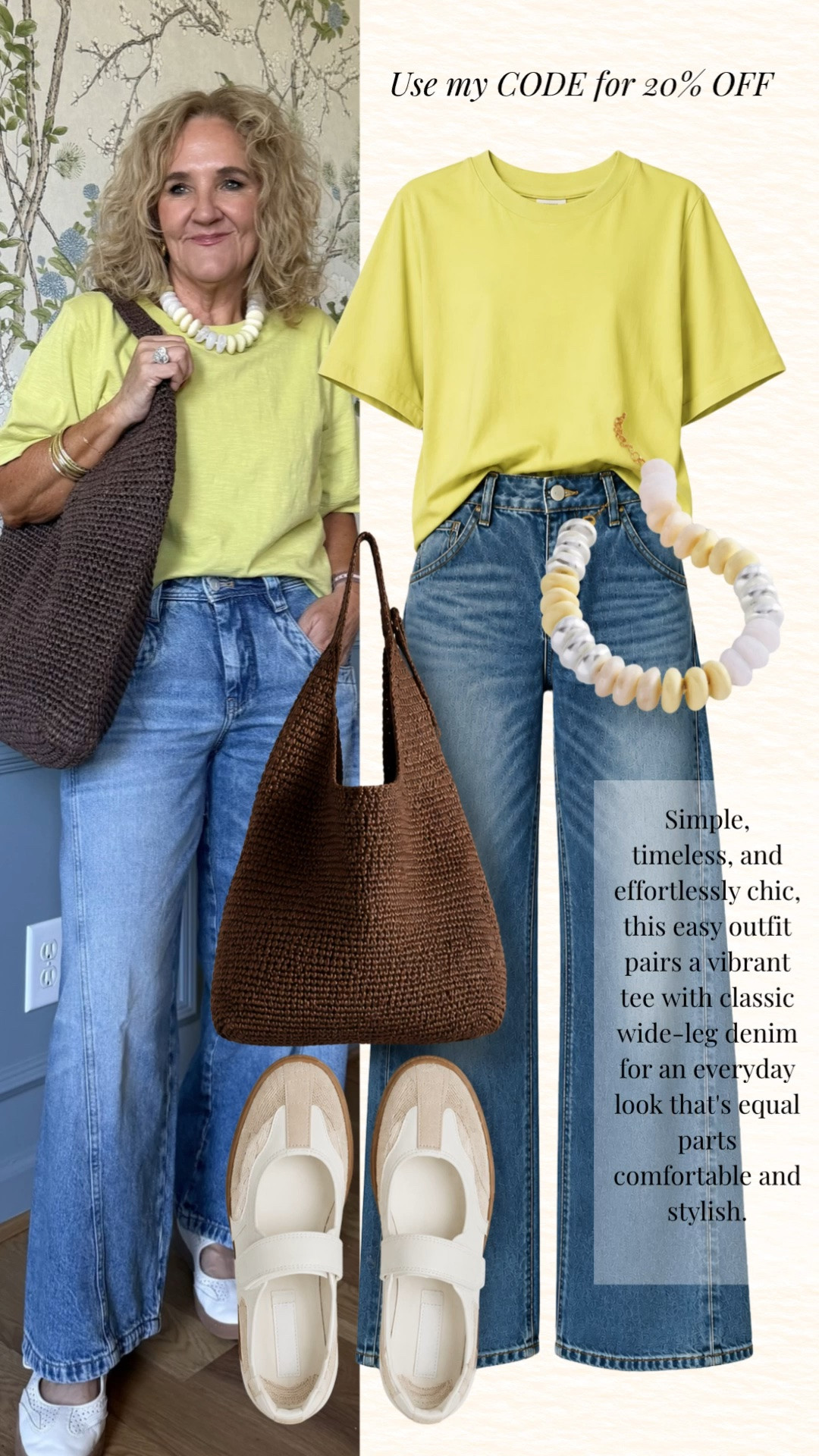 ✨ Save 20% off orders of $100+ at Anthropologie with code NANETTE20.

Anthropologie has so many great new arrivals! I rounded up several of my favorite denim styles and easy everyday tops that you'll wear all season long.

Sizing Notes:
• Mabel Top – Small
• Basic Tee – Medium
• Kenny Jeans – Wearing 29 Petite (they run small—I would size up to the 30 Petite for a more relaxed fit.)
• Lex Jeans – True to size, wearing 29 Petite.
• Ellis Drawstring Wide Leg – Wearing 29 Regular.
• Paige Anessa (Sage Green) – Wearing 29 Regular.

💛 LTK MADE EASY
❤️ Heart = Support my posts
🔖 Save = Get sale & restock alerts
💬 Comment if you have sizing questions!

#LTKootd #LTKOver40 #LTKSaleAlert