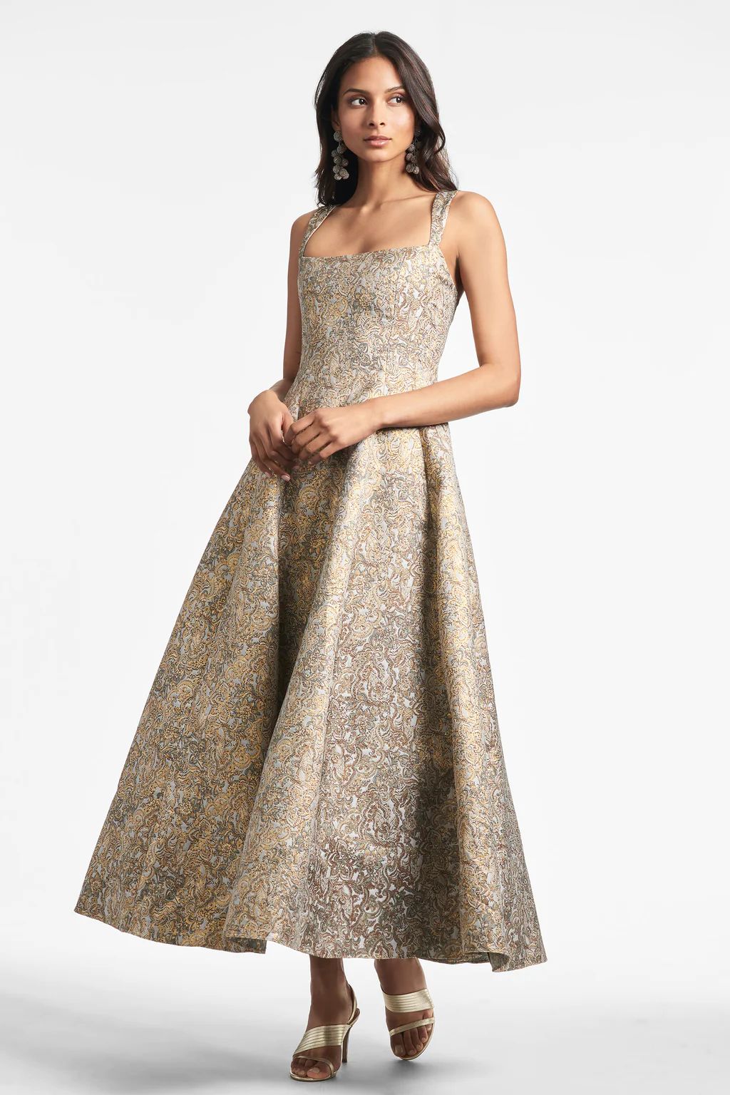 Audrey Gown - Gilded Floral | Sachin and Babi