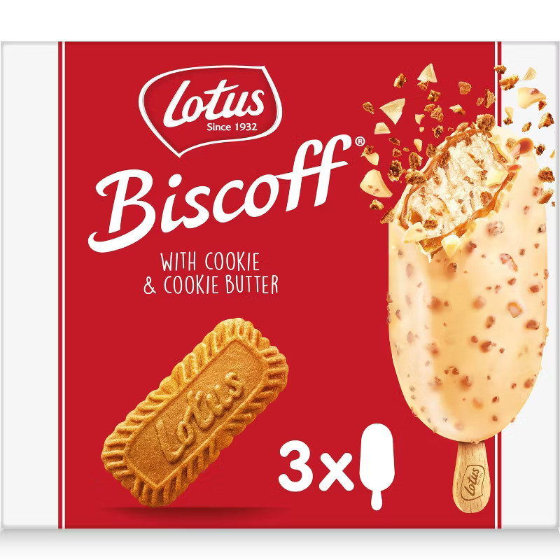 Lotus Biscoff White Chocolate Frozen Bars - 3ct | Target