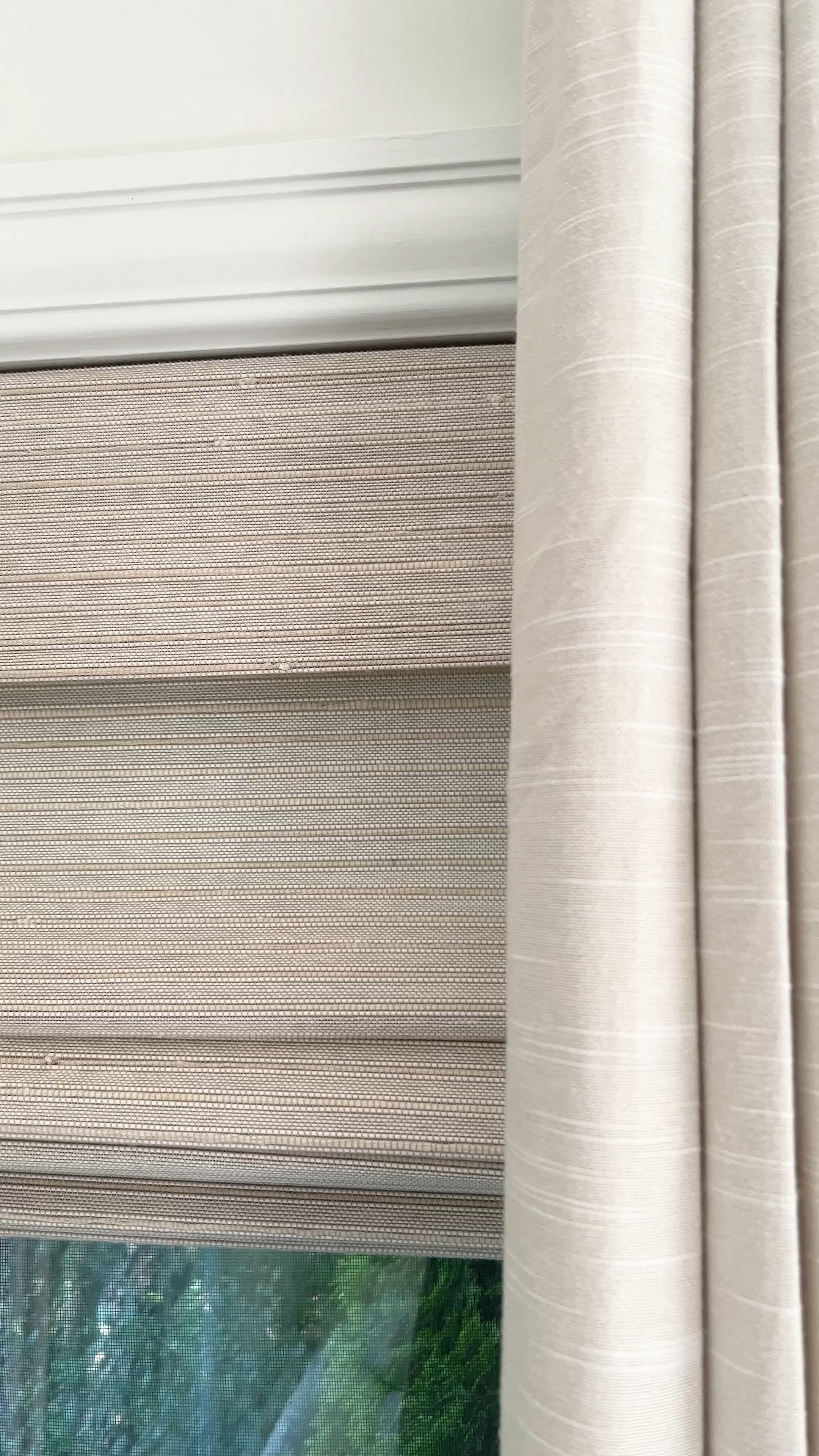 Curtain details:
Jawara
Ivory Beige
Triple pleated header
Room darkening liner
memory training
My curtain measurements 110”L x 75”W

Roman Shade:
Marble white
Outside mount
Room darkening liner

Use code: BLUSHINGBOHO15 for 15% off!

Curtains, window treatments, home decor, drapery, pinch pleat curtains, pinch pleat drapery, Amazon curtains, window coverings

#LTKCyberWeek #LTKHome #LTKWatchNow