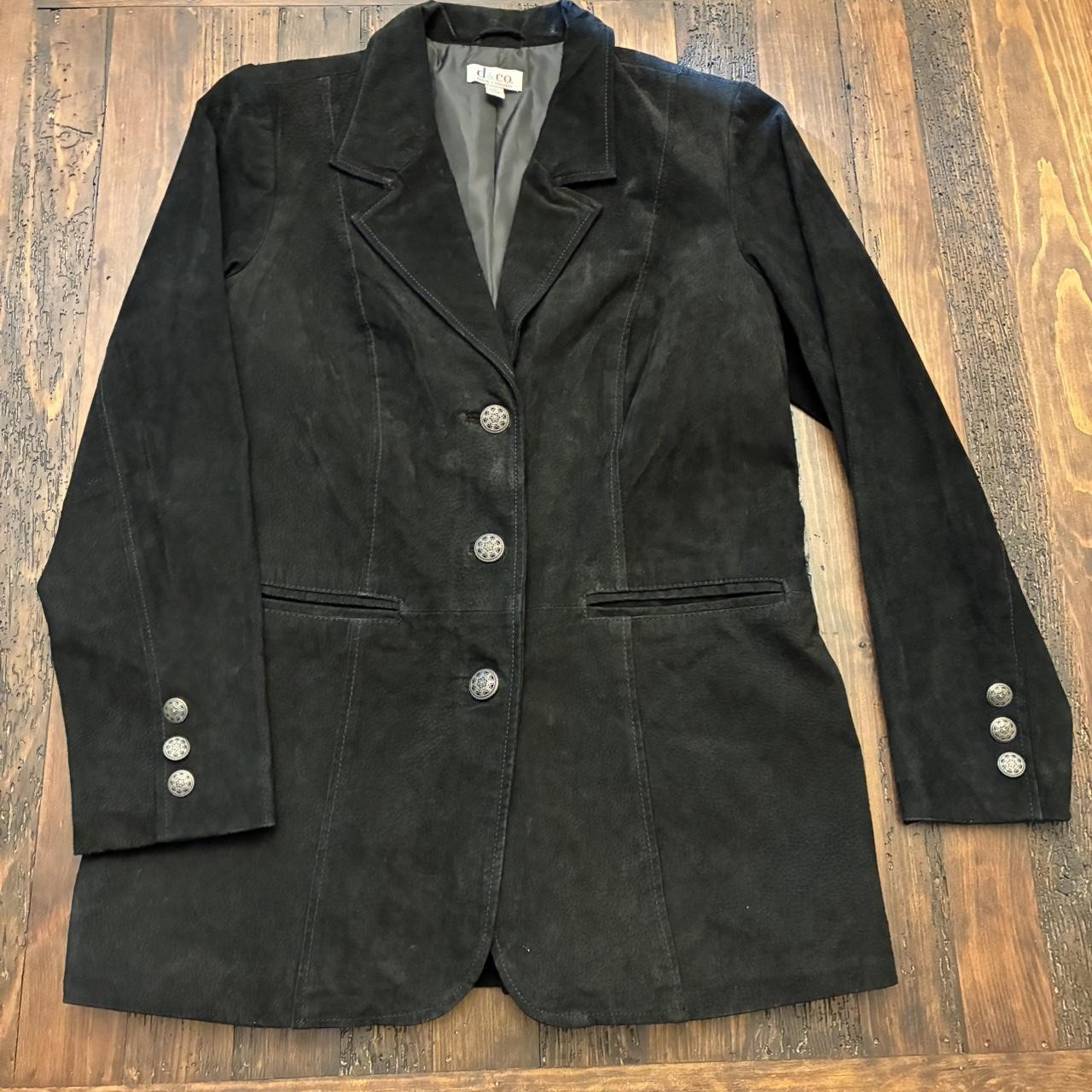Denim & Co. Women's Blazer Jacket - Black - M | Depop US
