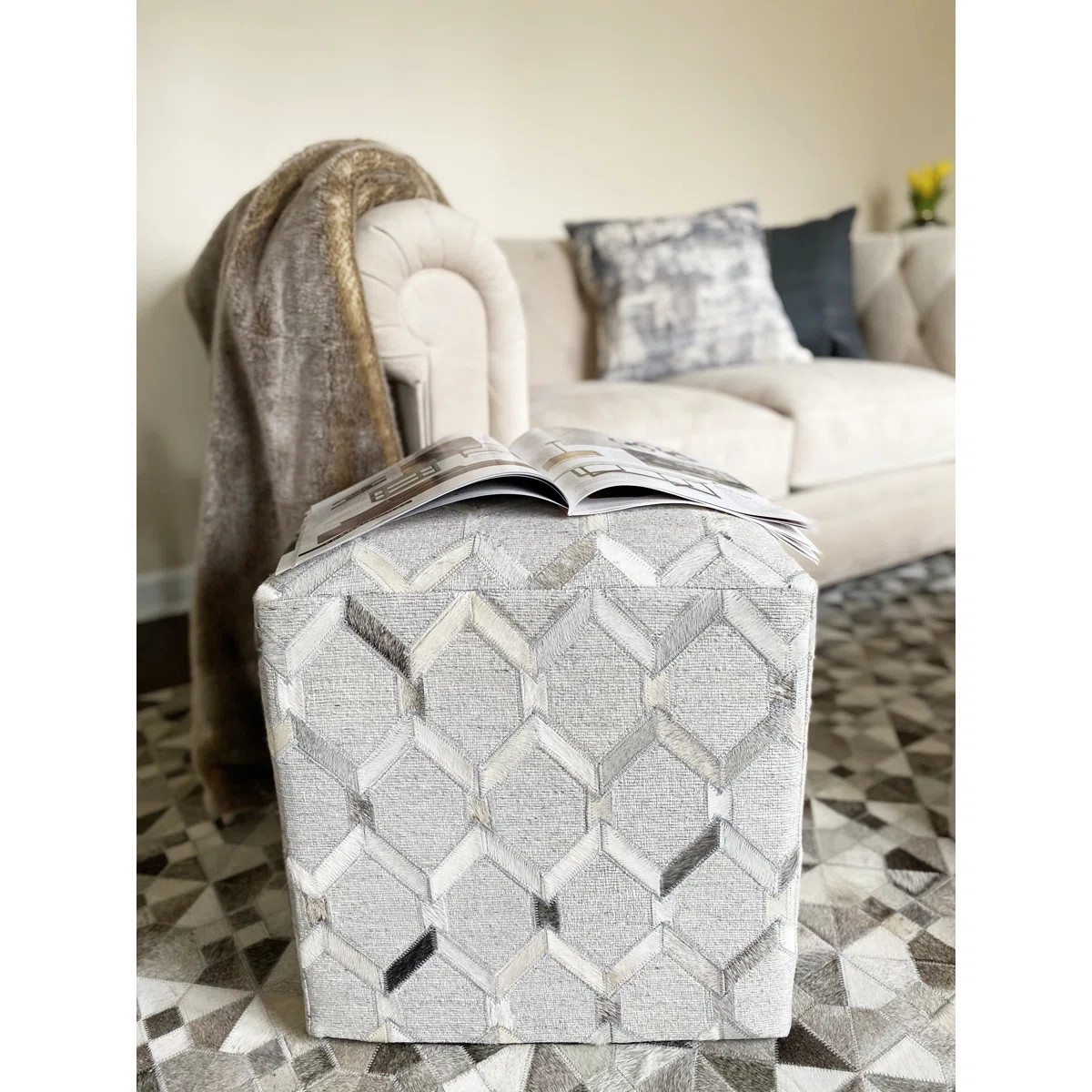 Golla Upholstered Ottoman | Wayfair North America