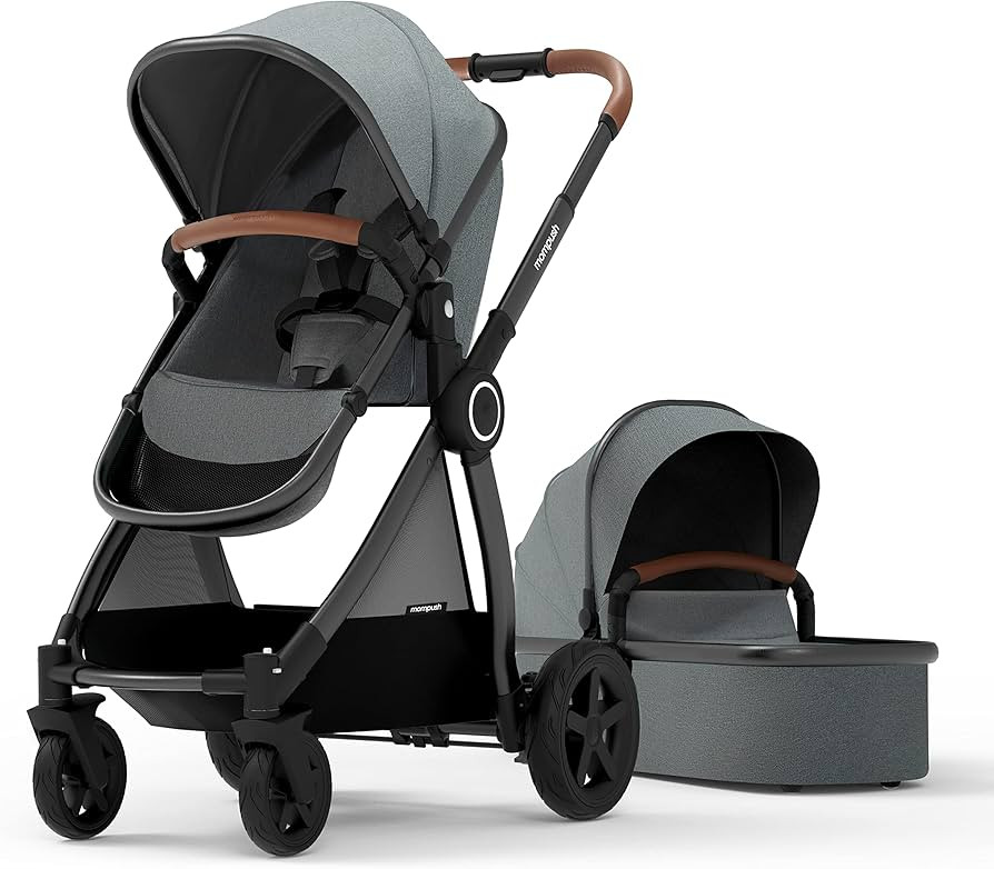 Mompush Ultimate2 Baby Stroller for Toddler with Removable Bassinet, Reversible Stroller Seat - F... | Amazon (US)