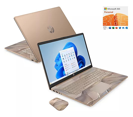 Make Your Selection: HP 17" Touch Intel N100 4GB RAM 128GB SSD w/ MS365 & Voucher | QVC