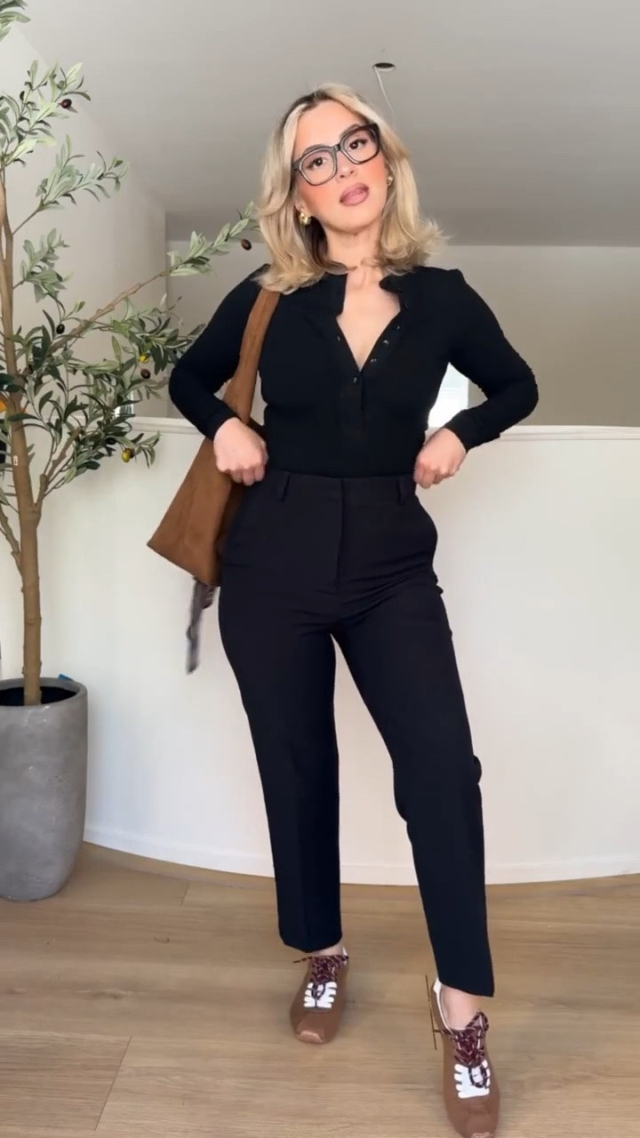 Keeping it simple, cute, and comfy!! Brown sneakers go with everything! 🤎 

Size 2 pants small top

#LTKootd #LTKPetite #LTKU