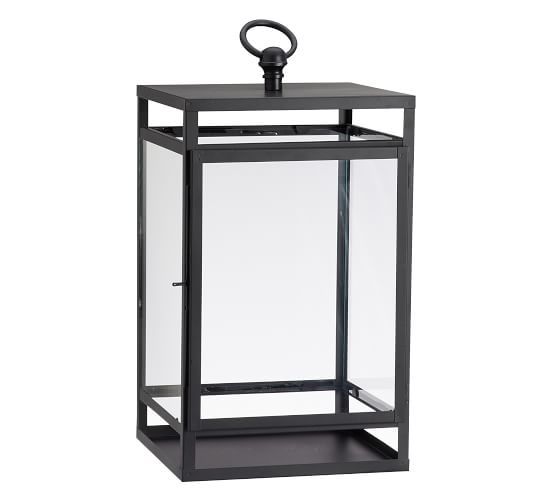 Maxwell Lantern - Black | Pottery Barn (US)