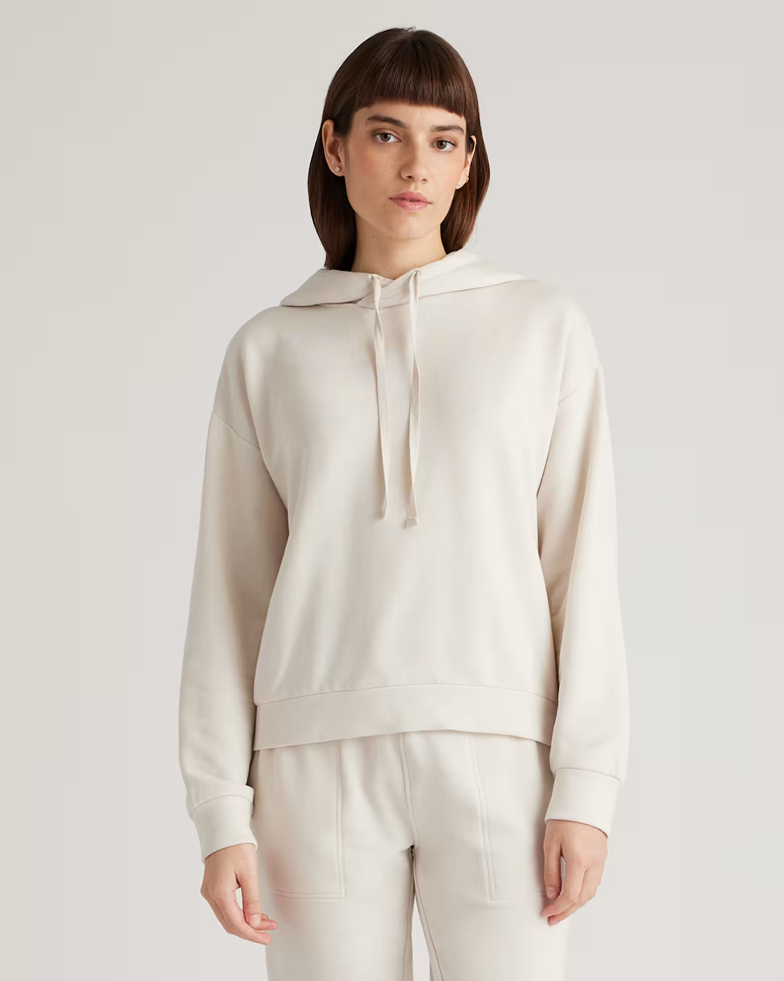 SuperSoft Pullover Hoodie | Quince in Off White | Quince