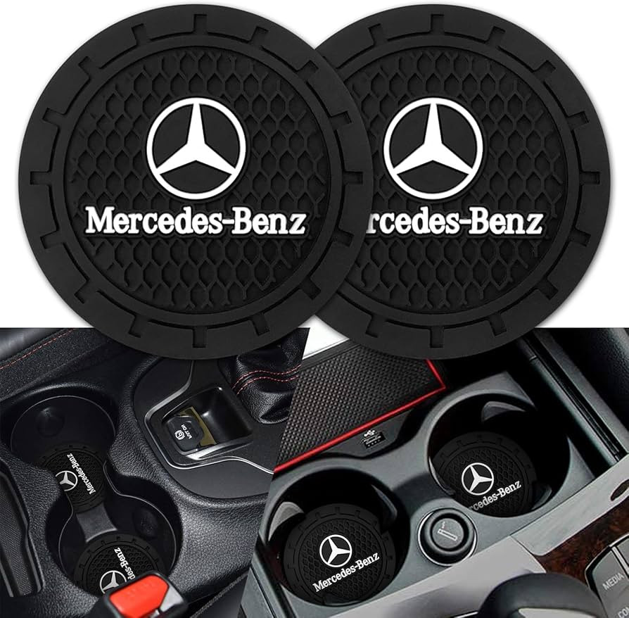 Car Cup Holder Coaster for Mercedes Benz A-Class C-Class CLA CLS AMG GLC GLE GLS Silicone Non-Sli... | Amazon (US)