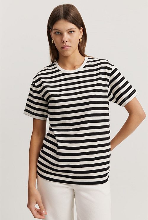 Australian Made Stripe T-Shirt | Country Road