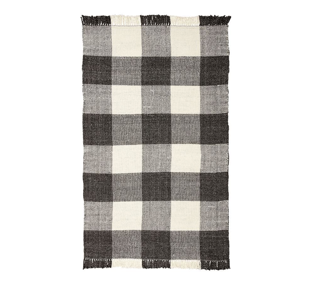 Bryce Check Easy Care Rug | Pottery Barn (US)