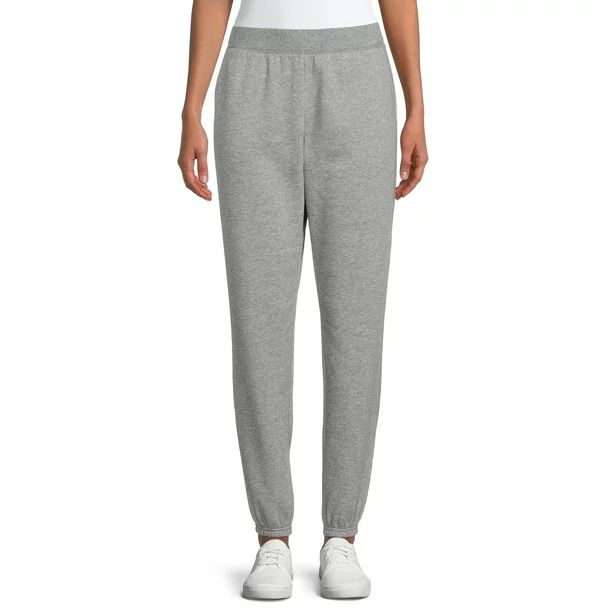 Time & Tru Women's Core Fleece Cinch Pants with Pockets - Walmart.com | Walmart (US)