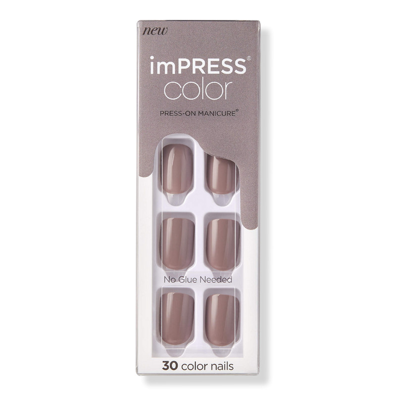 Kiss Taupe Prize imPRESS Color Press-On Manicure | Ulta Beauty | Ulta