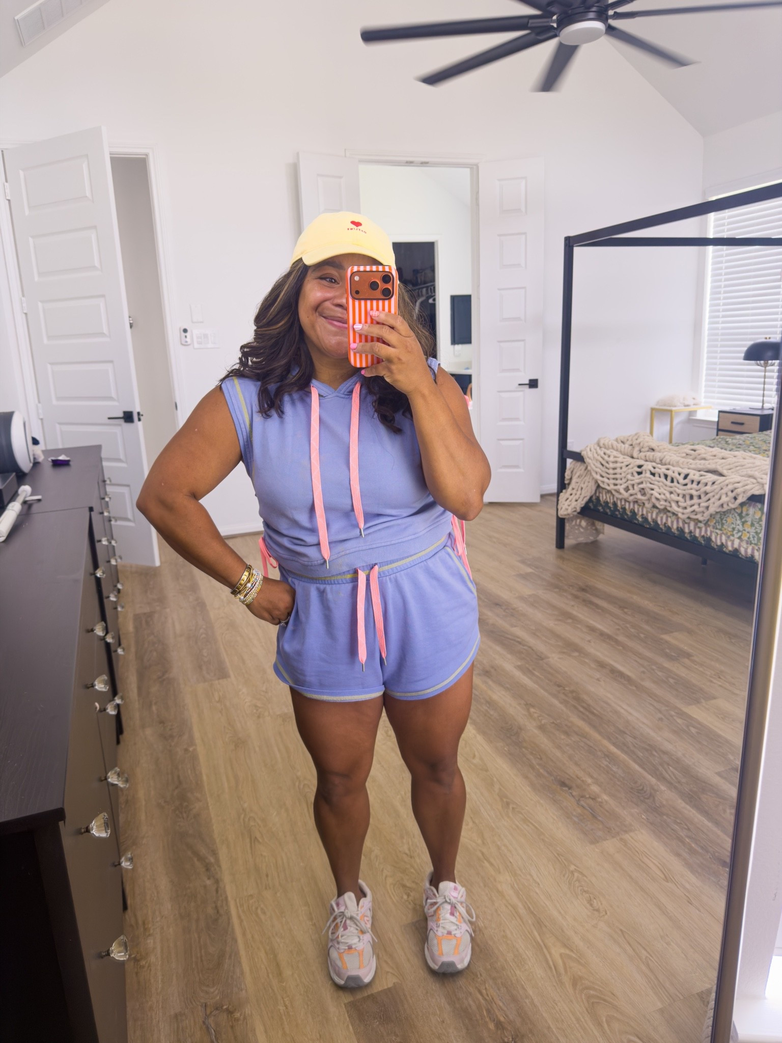 SALE ON SALE! I wear this set all of the time to run around with the kids in! Shorts run small, I'd recommend sizing up! Wearing mediums in both pieces

#LTKmomlife #LTKootd #LTKSaleAlert