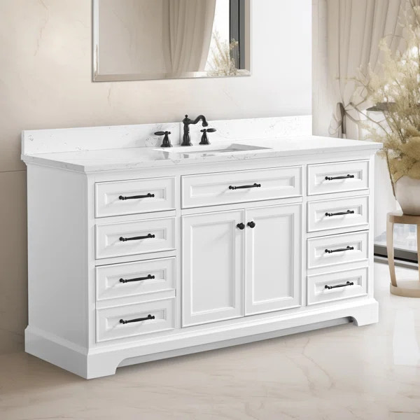 Aanayah 60" Single Bathroom Vanity Set | Wayfair North America