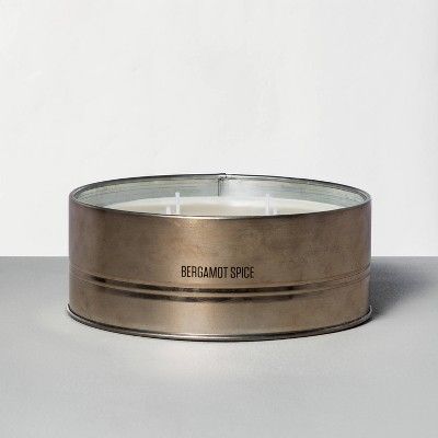 Holiday Tin Candle Bergamot Spice  - Hearth & Hand™ with Magnolia | Target