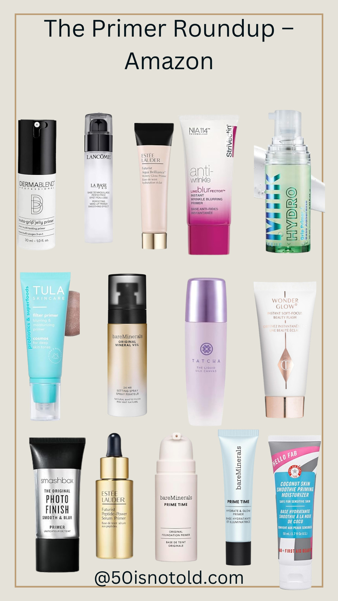 If your makeup settles into lines, start here.
These Amazon primers make a difference. 

 #LTKgrwm #LTKOver40 #LTKBeauty