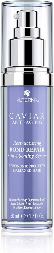 Alterna Caviar Anti-Aging Restructuring Bond Repair Leave In Hair Serum Treatments for Damaged Ha... | Amazon (US)