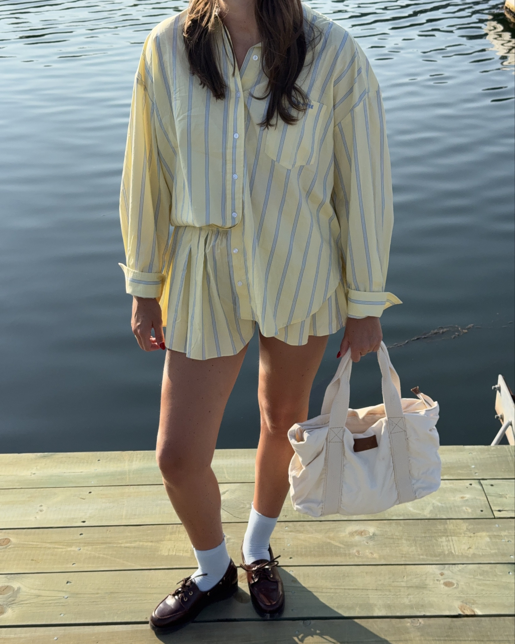 Butter yellow stripe set 🧈