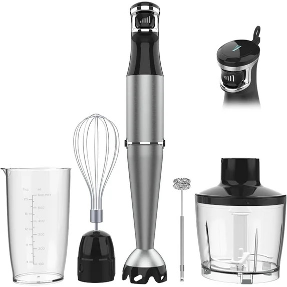 Immersion Blender Handheld Hand Blender 1100W, Trigger Variable Speed 5 in 1 Stick Blender, Emuls... | Walmart (US)