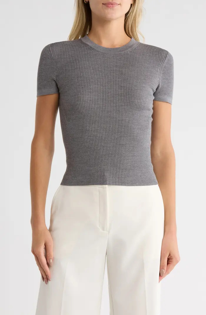 TWP Tease Short Sleeve Wool Sweater | Nordstromrack | Nordstrom Rack