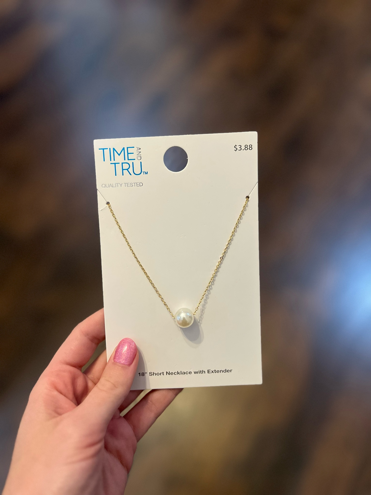 Beautiful gold pearl necklace for less than $4! 

#LTKFind #LTKunder50 #LTKbeauty