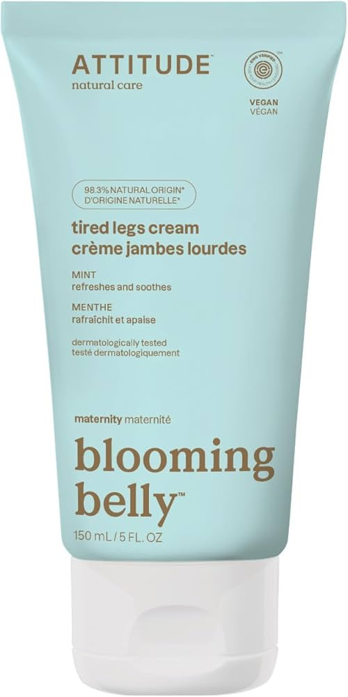 ATTITUDE Pregnancy Tired Legs Cream, Made in Canada, EWG Verified, Dermatologically Tested, Plant... | Amazon (CA)