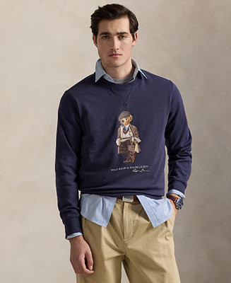Men's Polo Bear Fleece Sweatshirt | Macy's