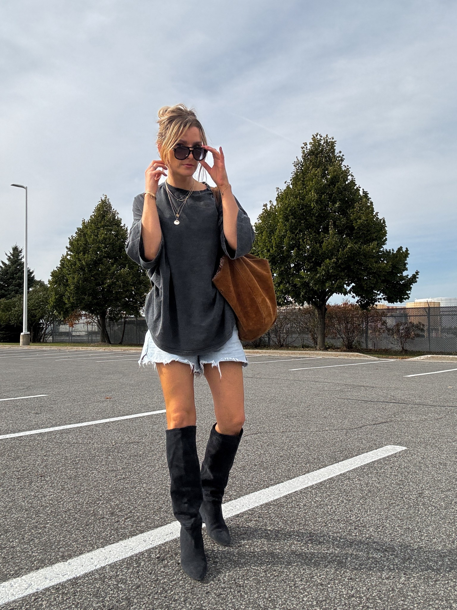Fall outfit style
Shorts with boots
Warm fall outfit

#LTKSeasonal #LTKTall #LTKFindsUnder100