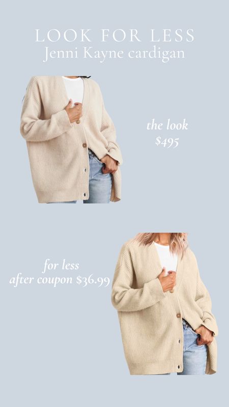 Whether you choose the Look or the Look for Less, you’re sure to be cozy during the colder months in this soft, button-front cardigan!

#sweaterweather #lookforless #saveorsplurge

#LTKstyletip #LTKworkwear #LTKsalealert