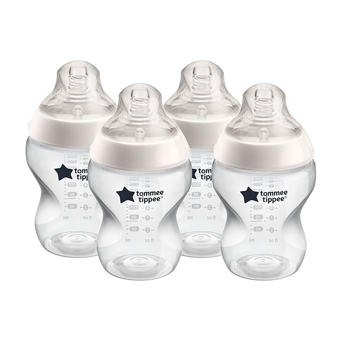 Tommee Tippee Closer To Nature Baby Bottles Slow Flow Breast-Like Nipple With Anti-Colic Valve (9... | Amazon (US)