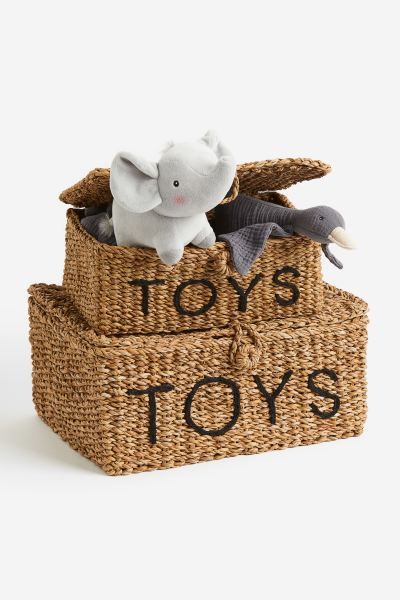 Toy Storage Box - Beige/Toys - Home All | H&M US | H&M (US + CA)