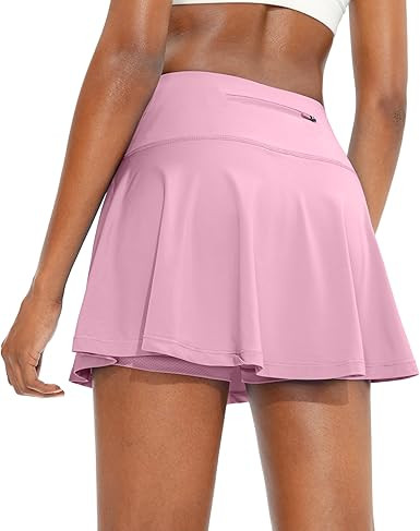 SANTINY Pleated Tennis Skirt for Women with 4 Pockets Women's High Waisted Athletic Golf Skorts S... | Amazon (US)