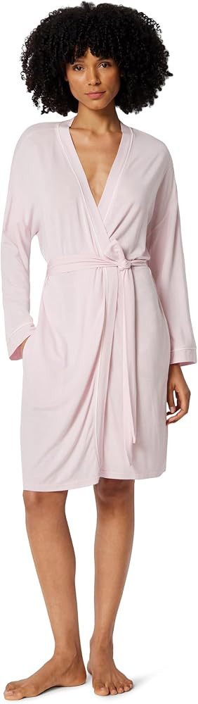 Amazon Essentials Women's Long Sleeve Robe, Modal-Blend Bathrobe | Amazon (US)