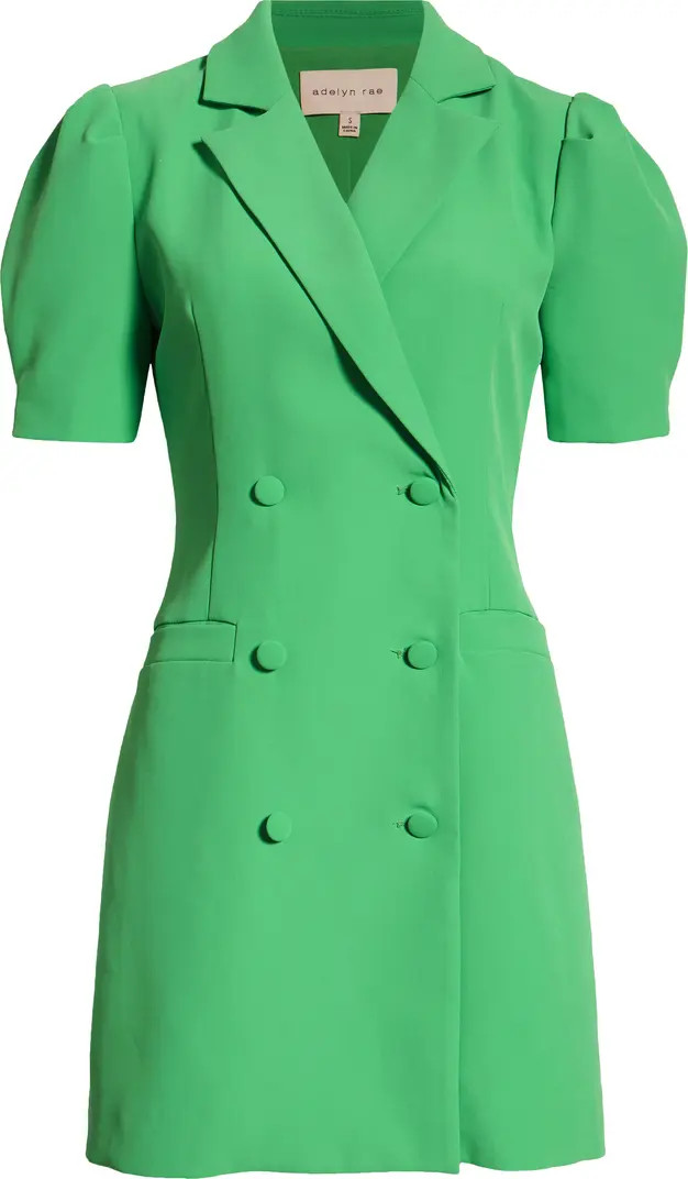 Adelyn Rae Celine Puff Sleeve Blazer Dress | Nordstrom | Nordstrom